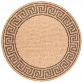 Koberec SIZAL FLOORLUX kruh 20014 mais / coffee