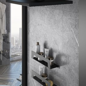 Gedy Gedy, CLEO polica s držiakem uterákov 300mm, nerez lesk, 2019133