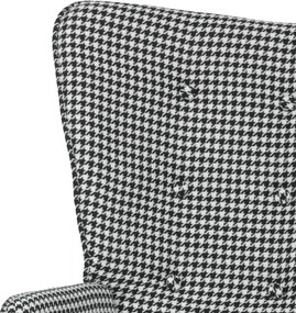 Kreslo ušiak s podnožou AK-305B PW2 Farba: Patch B/W