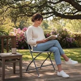 Skladacia cateringová stolička 49,5 x 45 x 81 cm