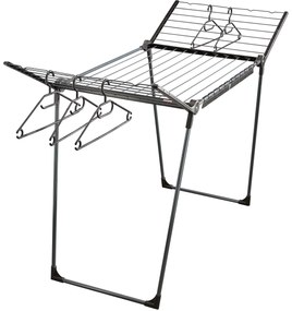 Leifheit Sušiak na bielizeň Pegasus 200 Solid Black