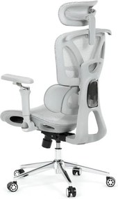 Kancelárska stolička sivá sieťovina KA-B2363 GREY