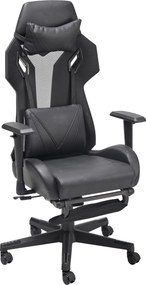 XXXLutz HERNÁ STOLIČKA, vzhľad kože, sieťovina, čierna MID.YOU - Online Only kancelárie - 001884005601