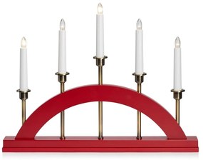 Červená vianočná svetelná dekorácia Bridge – Markslöjd