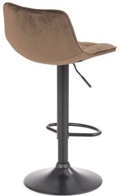 Barová stolička 106x43 cm antracit/hnedá