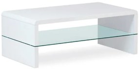 Konferenčný stolík Autronic 110x40 cm biely MDF lesk AHG-402 WT