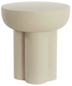 Kovový okrúhly odkladací stolík ø 46 cm Mikola – Light &amp; Living