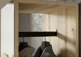 Predsieňová stena Malaga, dub evoke/biela