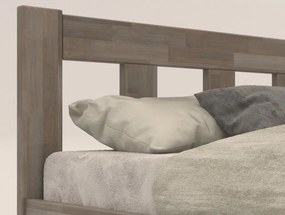 Manželská posteľ Tema 180x200 cm, šedý buk