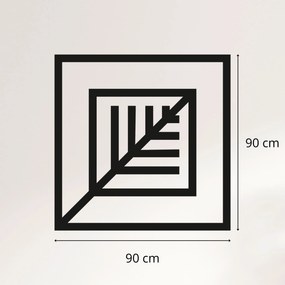 SENTOP | Geometrická drevená dekorácia na stenu – Moderný dizajn | SENTOP HDF0397-B