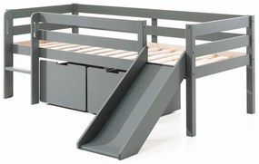 Sivé zásuvky pod detskú posteľ 2 ks Pino – Vipack