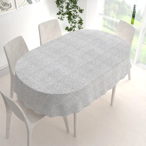 Biante Bavlnený oválny obrus Sandra SA-061 Nepravidelné tvary na bielom 100x140 cm