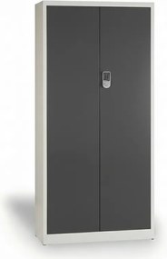 Spisová skriňa s kódovým zámkom, 1850 x 900 x 400 mm, grafit