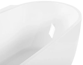 Voľne stojaca vaňa 170 x 80 cm biela ROTSO Beliani
