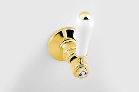 Podomietková sprchová batéria v zlatej farbe (2 výstupy) Antea – Sapho