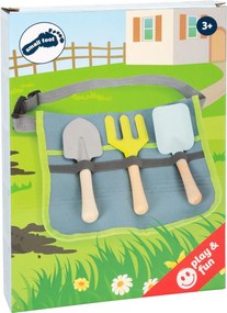 Ľadvinka so záhradným náradím / 4 diely