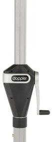 Slnečník Doppler Active 210x140 cm s kľukou terakota