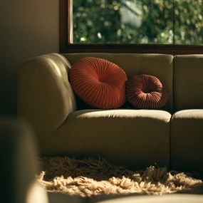 HK living Dekoratívny zamatový vankúš Sienna Ø 50 cm