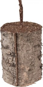 Vianočné dekorácie ihličnatý stromček na dreve - 14*14*45 cm