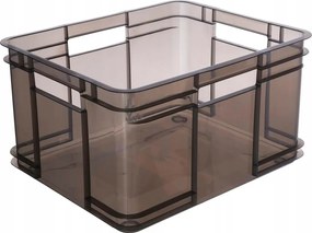 Keeeper Úložný box pre domácnosť aj dielňu, BRUNO XL, 28L, 43 x 35 x 24 cm, dymový