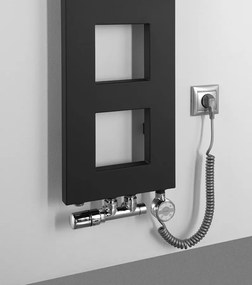 Sapho Sapho, BLOCK vykurovacie teleso 280x1750 mm, čierna matná, IR182