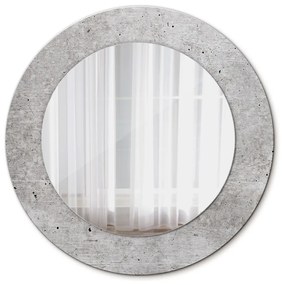 Betón Okrúhle zrkadlo s potlačeným rámom