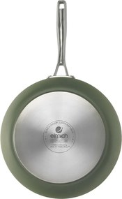 Elmich Nepriľnavá keramická Wok panvica Vital Ø 30 cm - olivovo zelená