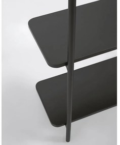 Čierny nástenný kovový set do predsiene Kave Home Galatia