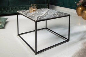 Konferenčný stolík Elements 50cm mramorová šedá