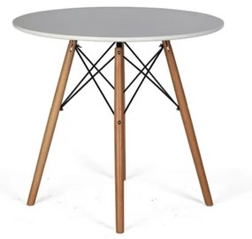 Dizajnový jedálenský stôl BAYLOR, biely