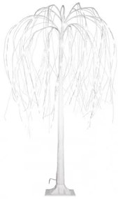 LED svietiaci stromček, 120 cm, vonk. a vnút., studená biela