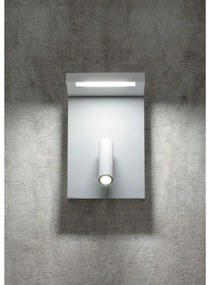 Redo 01-1499 - LED Nástenné bodové svietidlo AGOS LED/6W/230V + LED/3,2W USB biela