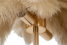 Stolová lampa v zlatej farbe (výška 55 cm) Palm – Mauro Ferretti