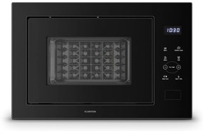 Klarstein Velaire vstavaná mikrovlnná rúra s grilom | 1200 W gril | 850 W mikrovlnka | 60 cm