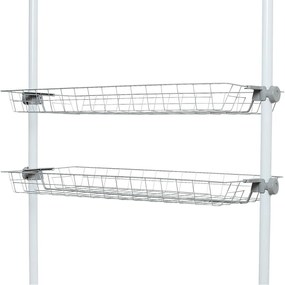 Wenko Sada 2 drôtených košov Herkules, biele