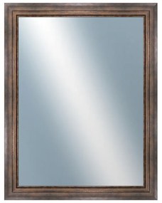 DANTIK - Zrkadlo v rámu, rozmer s rámom 70x90 cm z lišty TRITON široký meď (2951)
