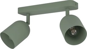 Eglo 44133 - Bodové svietidlo TILSTON 2xE14/40W/230V zelené