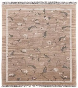 Ručne viazaný kusový koberec Flora DESP P48 Brown Mix, 200x290, hnedá, chodba / predsieň, Diamond Carpets India