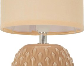 Stolná lampa Pontus 27 cm broskyňová