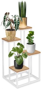 Stojan na kvety MORGEN CRAFT biely