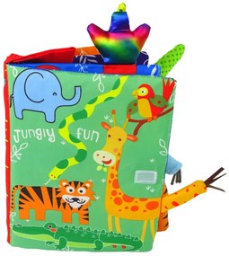 Lean Toys Látková kniha o Safari zvieratkách
