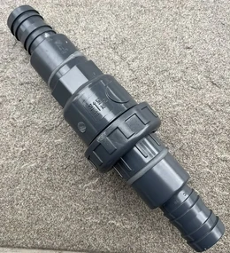 Hadicová spätná klapka 38 mm pre bazény