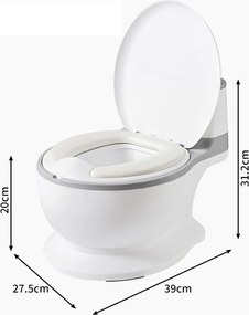 TRENDIE Detský interaktívny nočník ružový