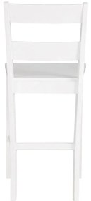 Biela barová stolička z borovicového dreva (výška sedadla 60 cm) Torpedo – Støraa