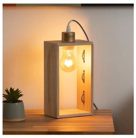 Atmosphera - Stolná lampa IWATA 1xE27/25W/230V pavlonie