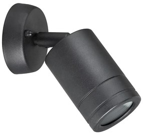 Vonkajšie nástenné svietidlo OLIMP 2 1xGU10/8W/230V IP44 čierna