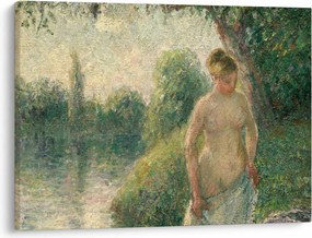 Obraz - Camille Pissarro, The Bather, reprodukcia (70x50 cm)