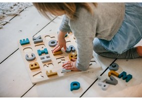 Drevené vkladacie puzzle (počet dielikov 25) Caspar – Kindsgut