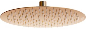 Mexen sprchová nerezová hlavica Round 25 cm, ružovo-zlatá, 79225-60