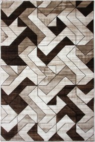 Koberec Cosmic Carving 5103 CREAM/BROWN rozmery koberec: 120x170 cm